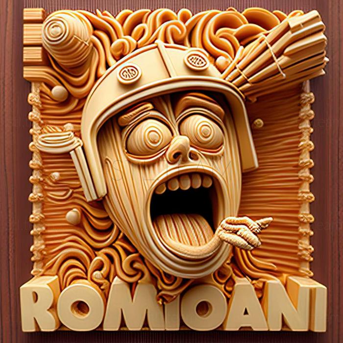 3D модель Noodles Roamin Off Rocket и Breakup (STL)